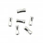 Perle tube bambou 3x6mm - Argent 925 x 6pcs