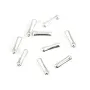 Perle tube bambou 2x6mm - Argent 925 x 10pcs