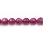 Ruby  Rond Facette 6mm x 40cm