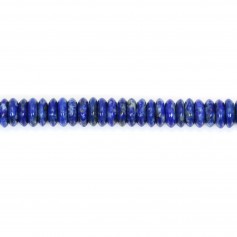 Lapis lazuli rondelle 6mm x 8pcs