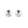 Perle intercalaire rondelle grecque 3x8mm - Argent 925 niellé x 1pc