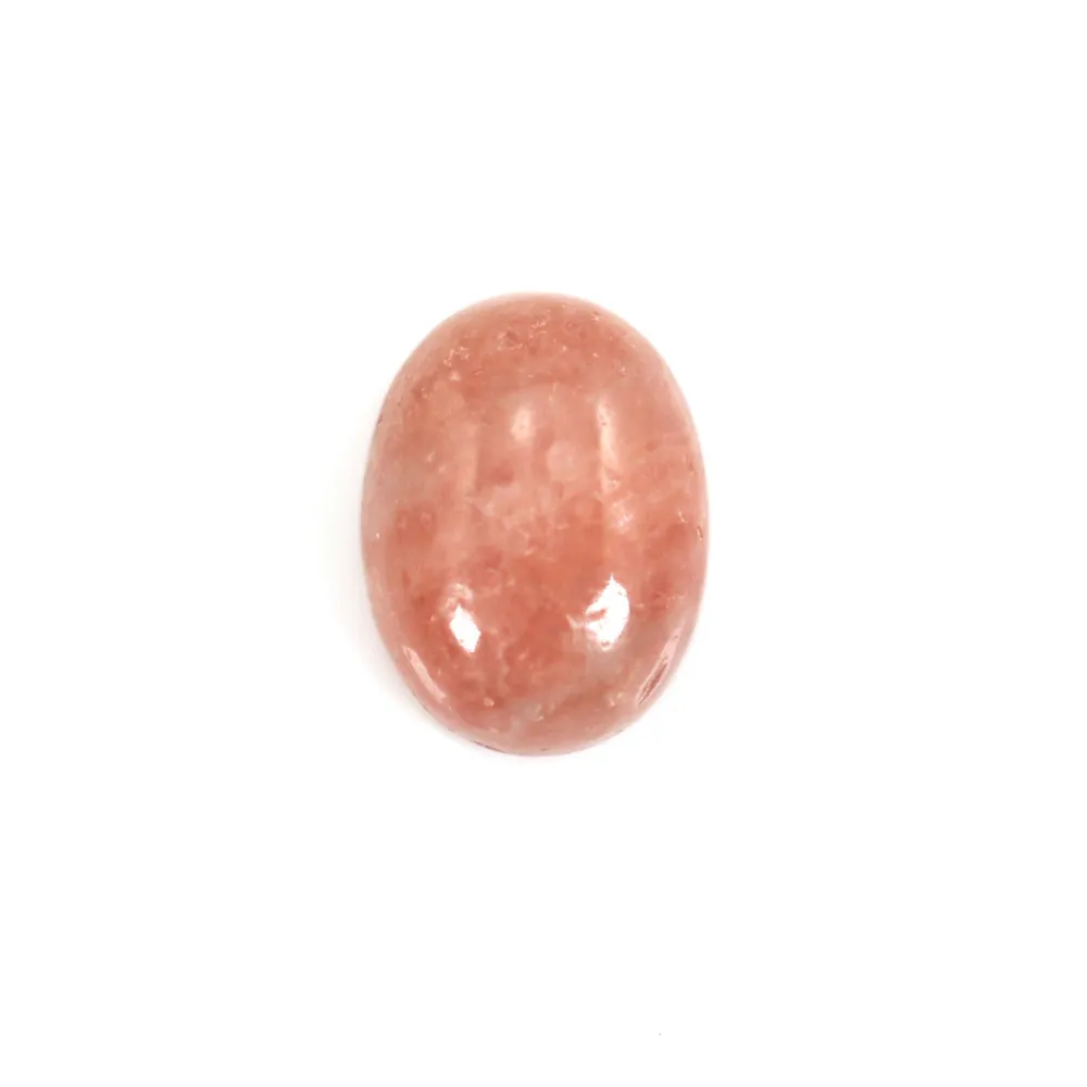 Cabochão oval de rodocrosite 6x8mm x 1 unidade