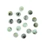 Cabochão redondo de turquesa africana 4mm x 2pcs