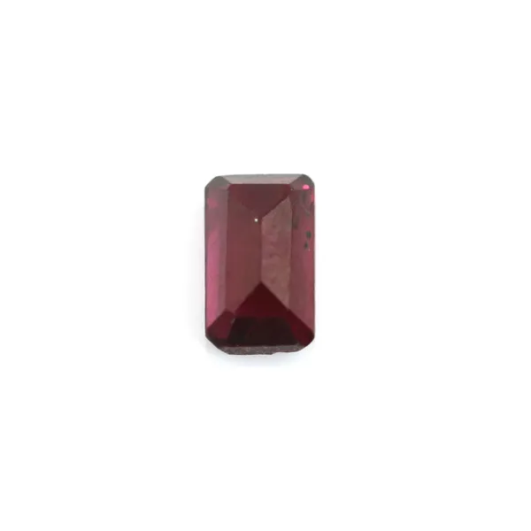 Grenat violet à sertir, taille émeraude 3x5mm x 1pc