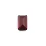 Grenat violet à sertir, taille émeraude 3x5mm x 1pc