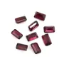 Grenat violet à sertir, taille émeraude 3x5mm x 1pc