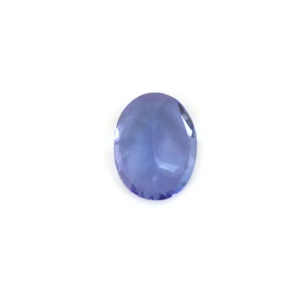 Tanzanite oval crimp 4x5mm x 1pc