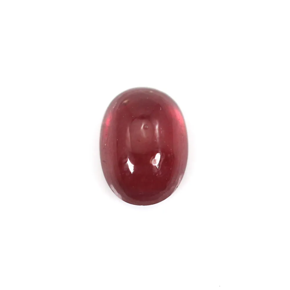 Cabochão de rubi, oval 4x5mm x 1 unidade