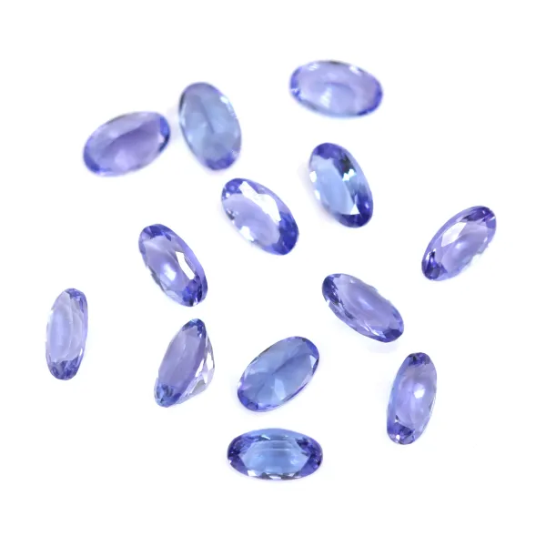 Friso oval de tanzanite 3x5mm x 1pc