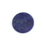 Cabochon lapis lazuli, rond plat 12mm x 2pcs