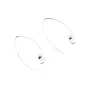  Corchet boucle D'oreille argent 925 x 2pcs