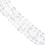 Round cracked rock crystal 4mm x 39cm
