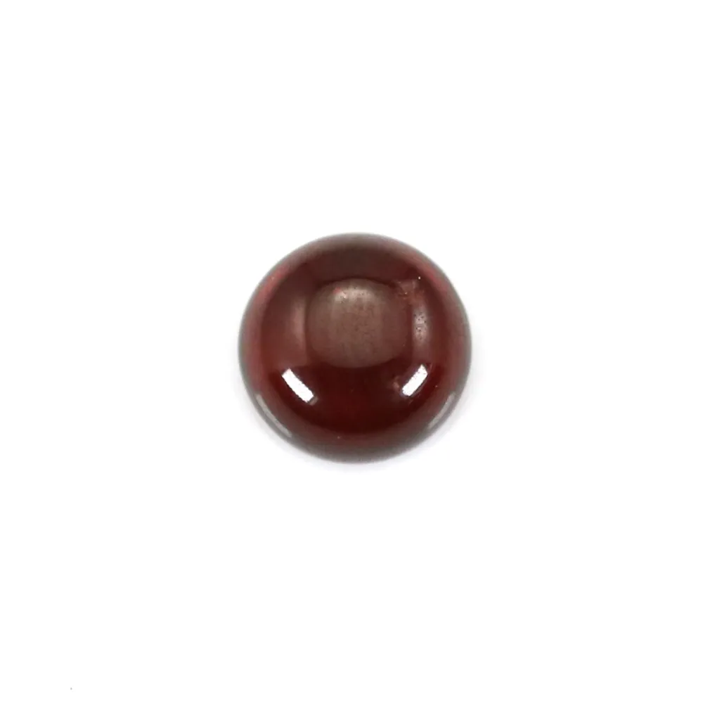 Cabochon Grenat rond 5mm x 1pc