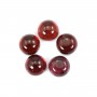 Granat-Cabochon rund 5mm x 1St