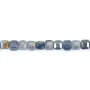 Faceted sapphire cube 2mm x 39cm