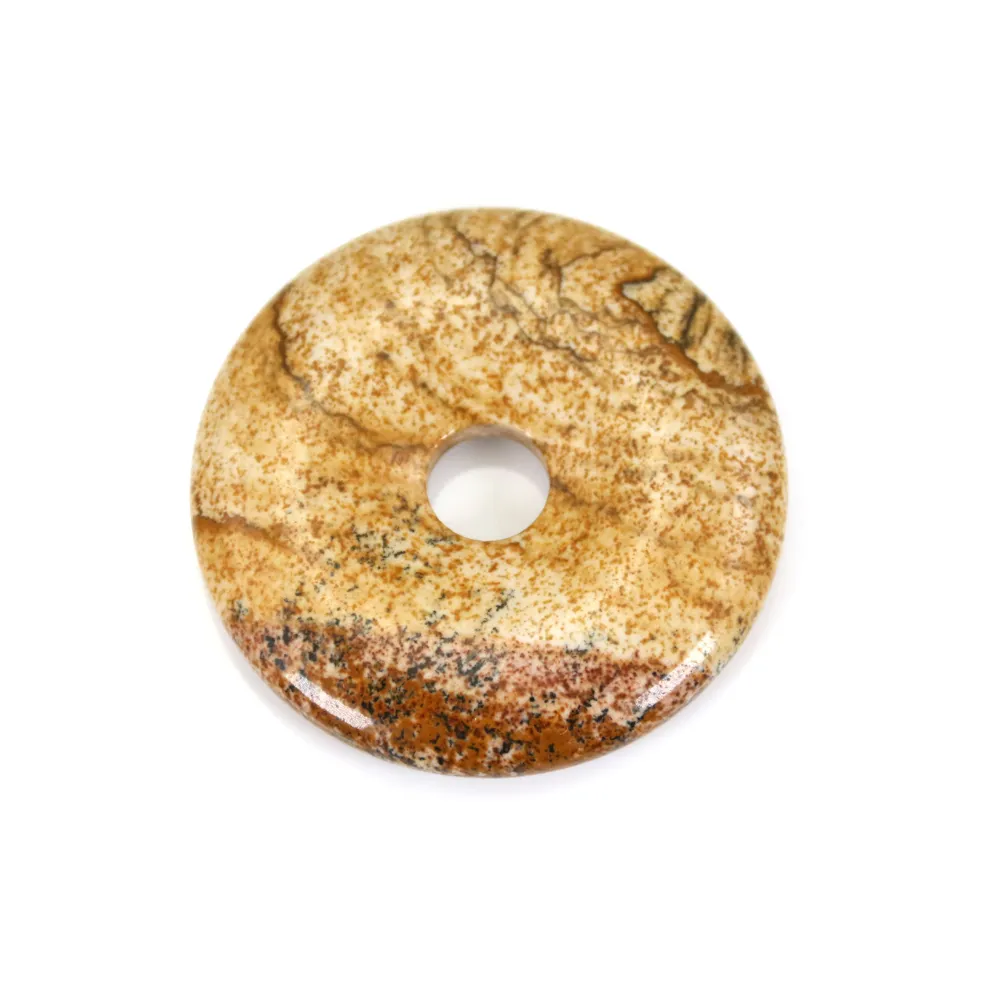 Donut Jaspis Landschaft 50mm x 1pc