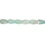 Amazonite goutte facetté 4x6mm x 39cm