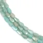 Amazonite goutte facetté 4x6mm x 39cm