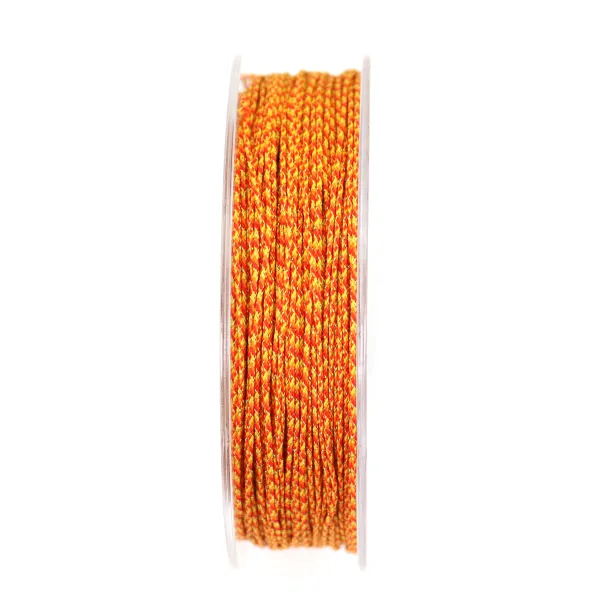Hilo de poliéster multicolor naranja 0,9 mm x 30 m