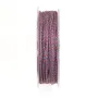 Fio de poliéster multicolorido vermelho turquesa 0,9 mm x 30 m