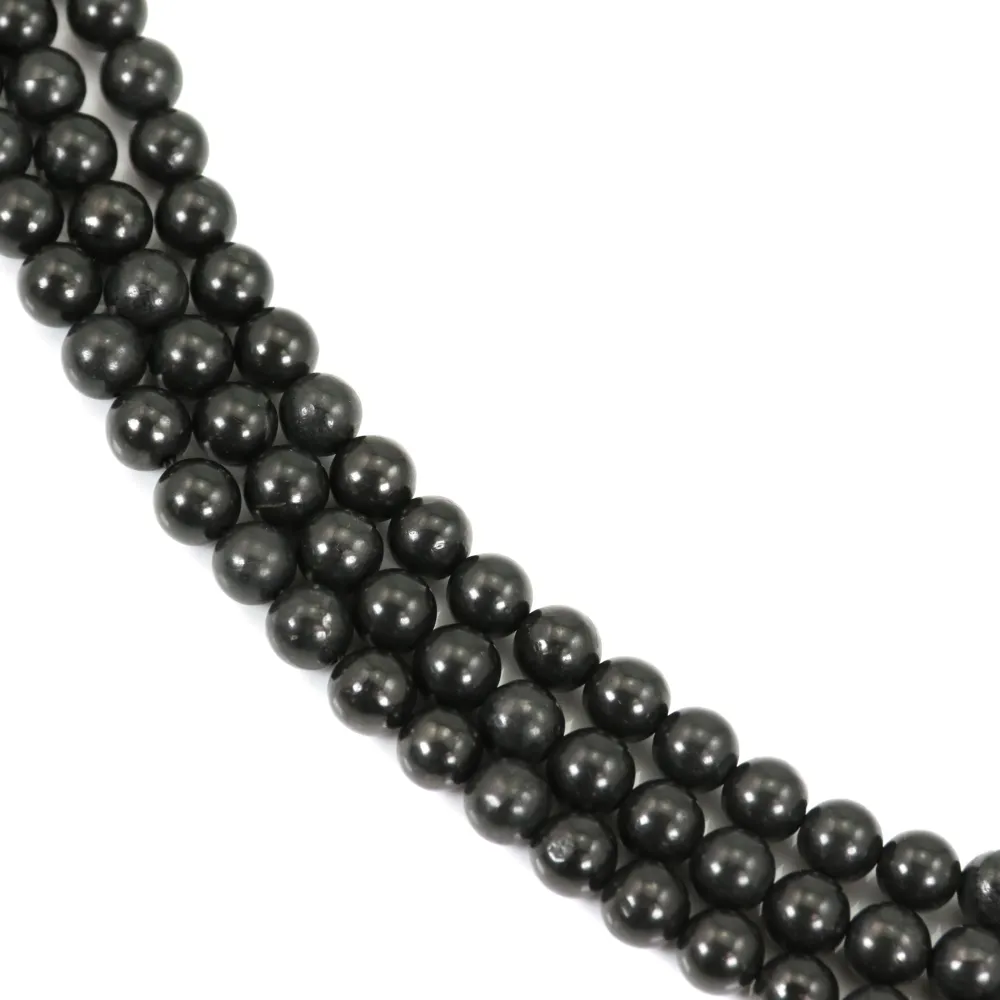 Shungite rond 4mm x 40cm