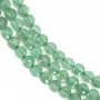 Aventurine rond plat facetté 4mm x 39cm