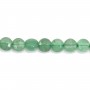Aventurine rond plat facetté 4mm x 39cm