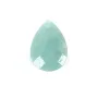 Pendentif Amazonite goutte facetté 13x18mm x 1pc