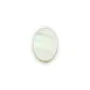 Cabochon nacre, de forme ovale plate, 10x14mm x 2pcs