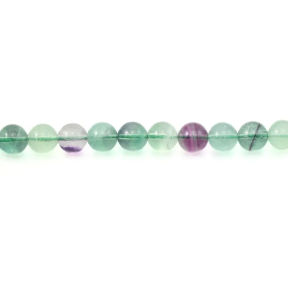 Fluorite Ronde 6.5mm x 40cm