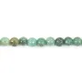 Australian dragon blood jade rond 3mm