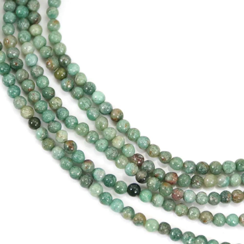 Buy Natural Selenite Round Beads Bracelet | Shubhanjali