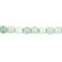 Agate ronde teintée bleue 6mm x 10pcs