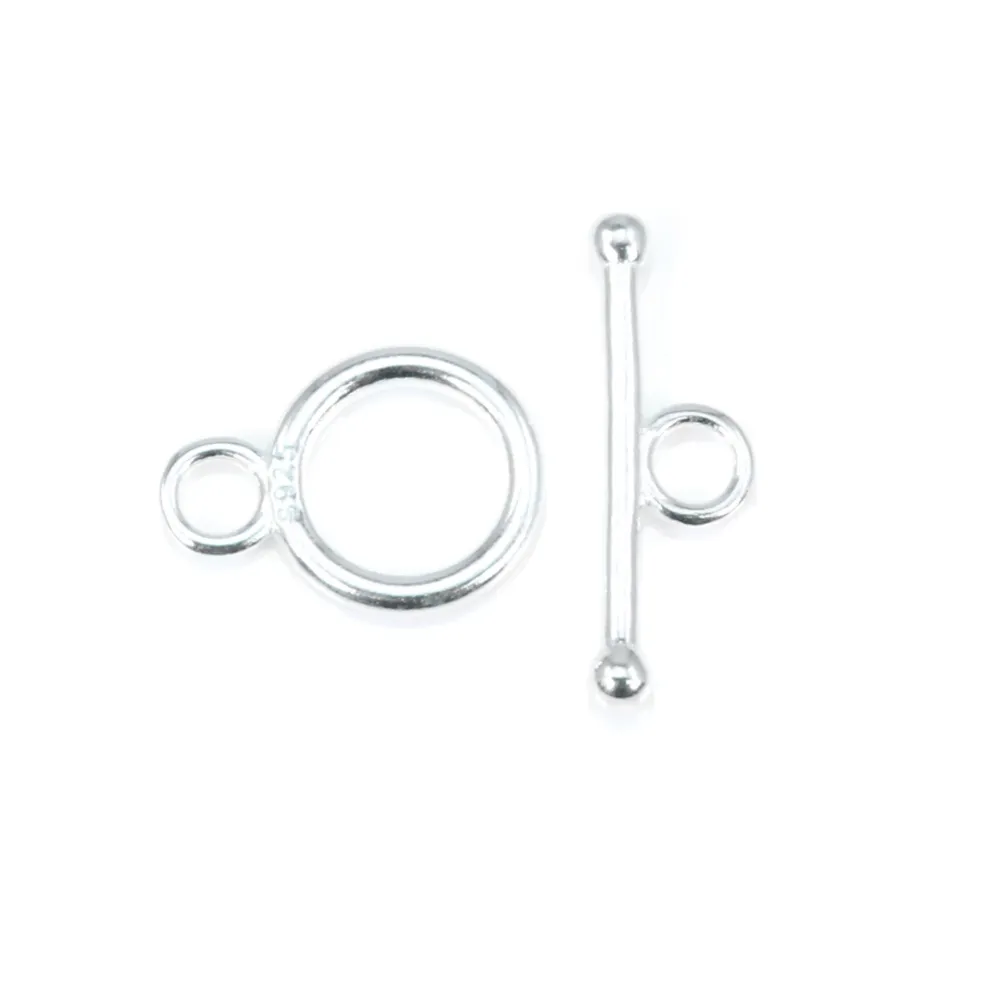 Argent 925 Fermoir OT  9mm x 1pc