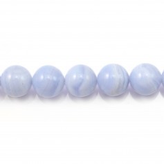 Blue Chalcedony Round 12mm x 40cm