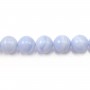 Blue Chalcedony Round 12mm x 40cm