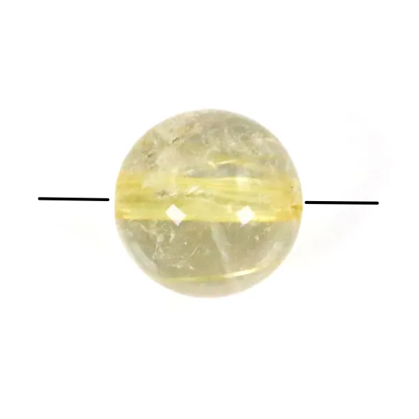 Rutile quartz round 6mm x 40cm