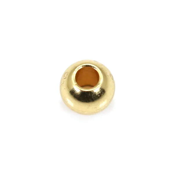 Perle boule 4mm - Acier Inox 304 doré x 10pcs