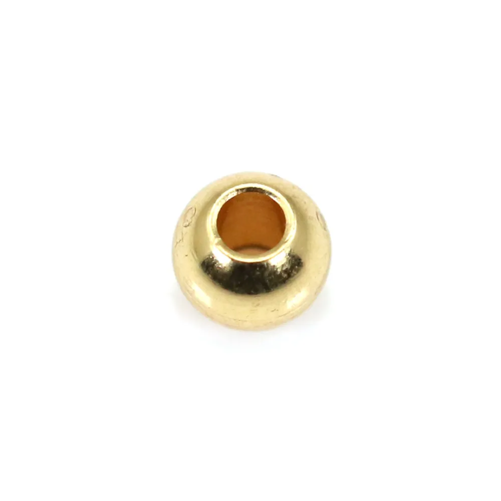 Perle boule 4mm - Acier Inox 304 doré x 10pcs