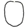 Colar de obsidiana redonda 6mm x 1pc