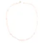 Round rose quartz necklace 6mm x 1pc