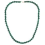Collana di malachite rotonda 6mm x 1pc