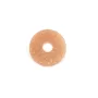 Cabochão Pedra da lua laranja donut 10mm x 1pc
