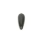 Obsidienne goutte semi percé 7x23mm x 1pc