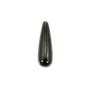 Obsidian Tropfen halb durchbohrt 7x23mm x 1Stk
