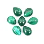 Gota de cabochão de malaquite 8x10mm x 1pc