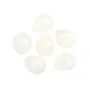 Pedra da lua facetada cabochão em gota 8x10mm x 1pc