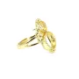 Adjustable ring for round cabochon 6 & 10mm - Gold x 1pc