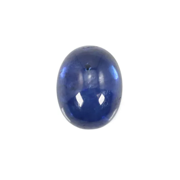 Cabochon Saphir ovale 6x8mm x 1pc