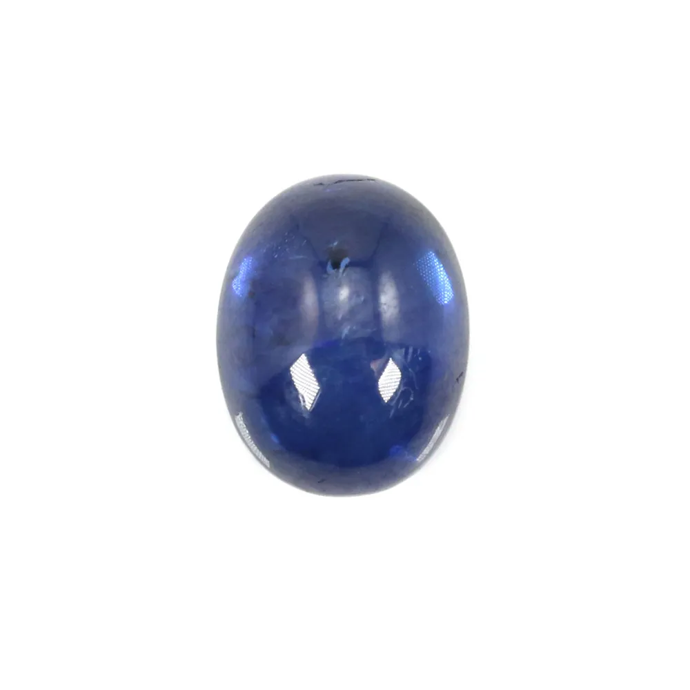 Cabochon Saphir ovale 6x8mm x 1pc